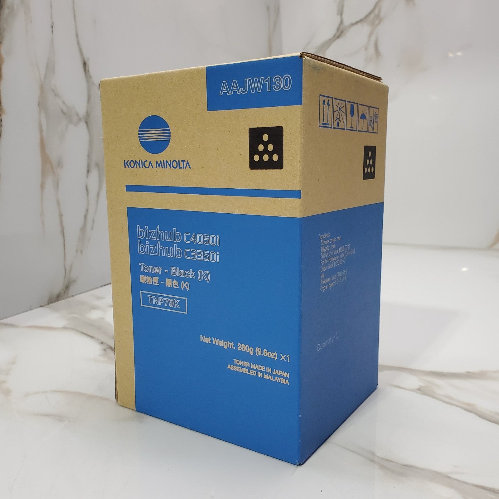 Genuine Konica Minolta TNP79K Black Toner Cartridge AAJW130 NEW0