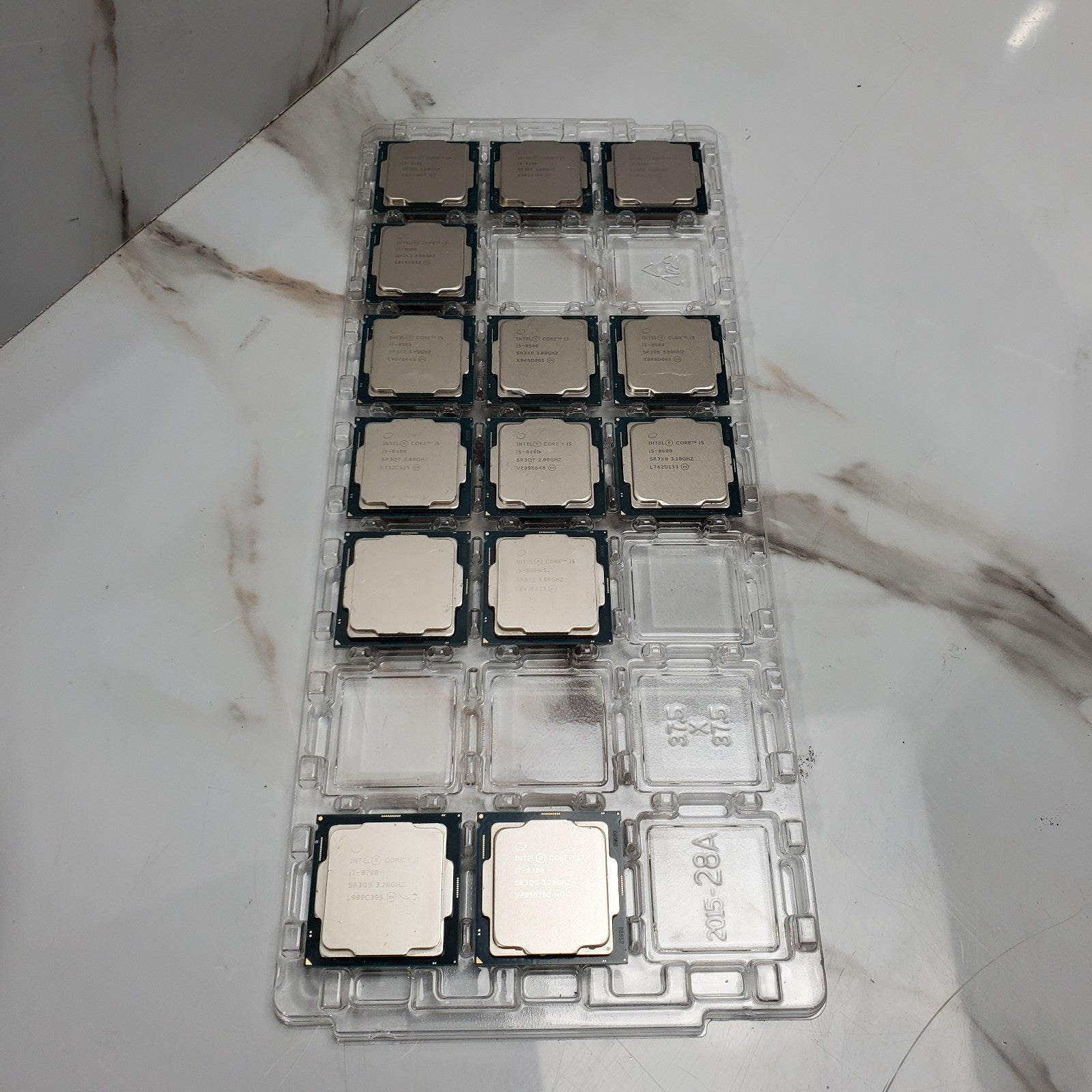 (Lot of 14) Intel 8th Gen Core i3 i5 i7 Desktop CPUs – Mixed Processor Lot *READ0