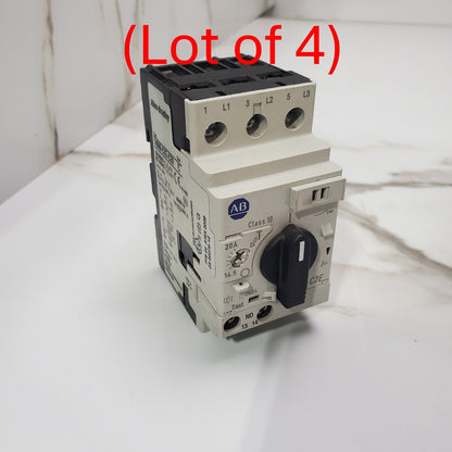 (Lot of 4) Allen Bradley 120MC2EC20 Ser.C Circuit Breaker0