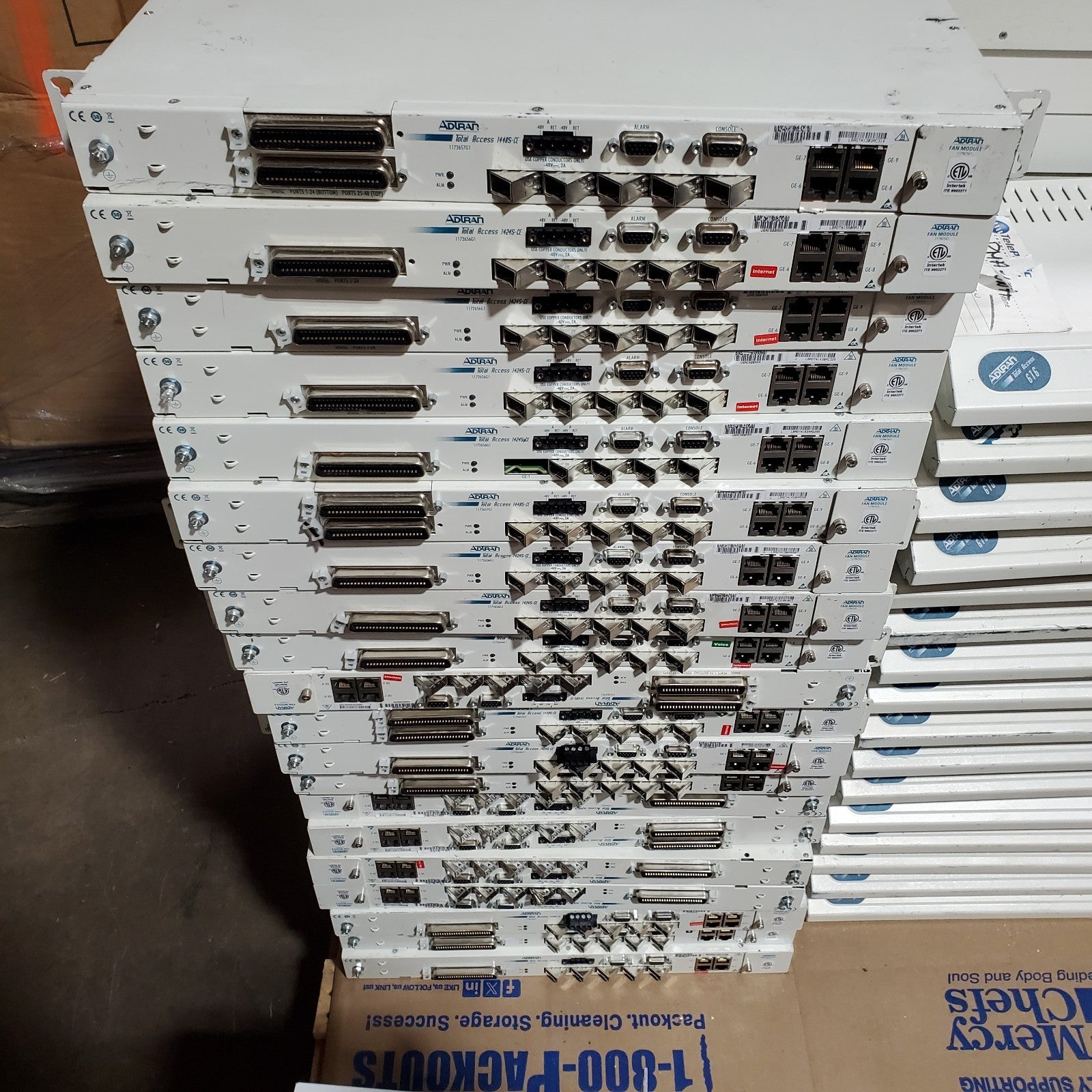(Lot of 245) Adtran Total Access & Netvanta  *FOR PARTS | READ*4