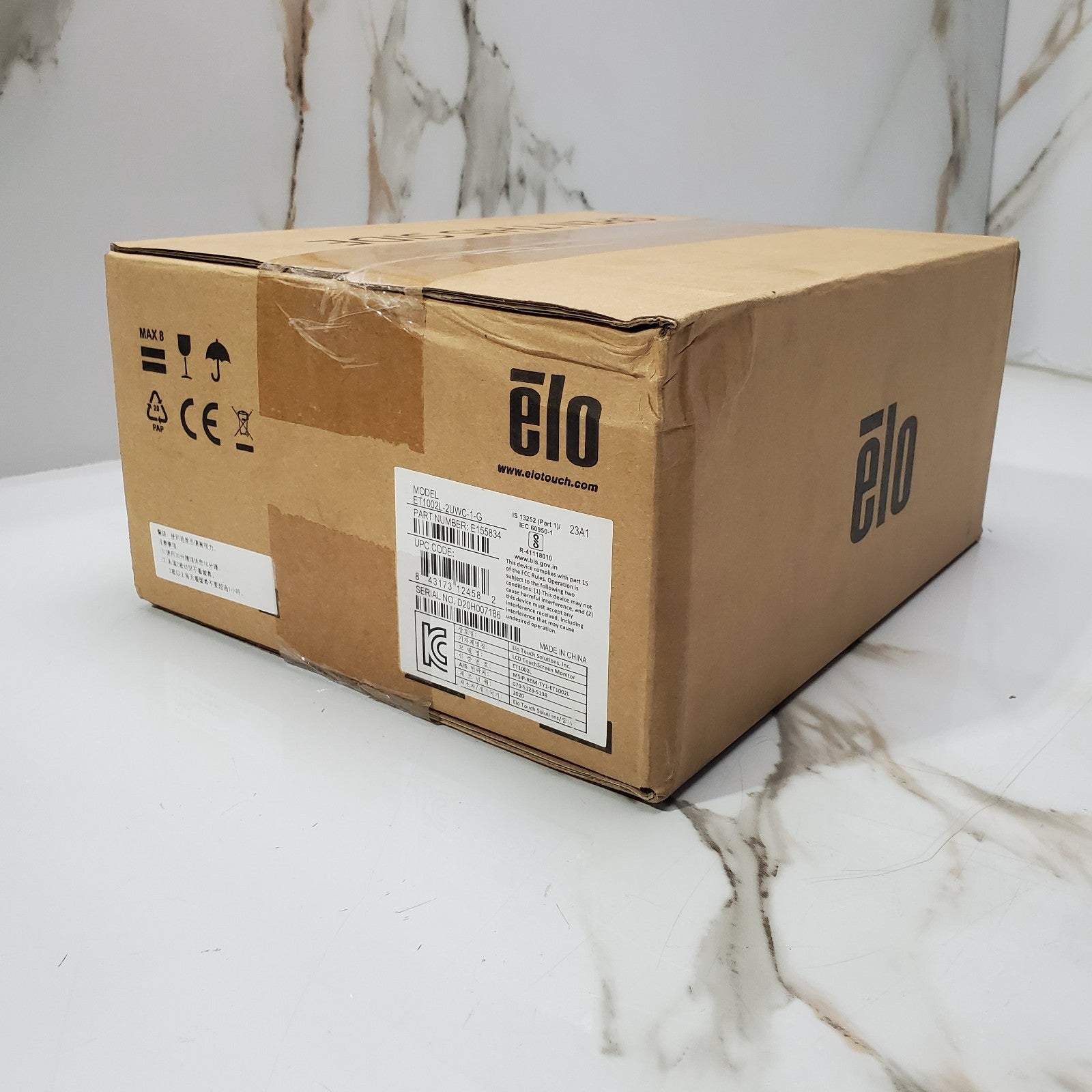 NEW ELO Touch Solutions 10" Touchscreen Monitor ET1002l2UWC1G E1558340