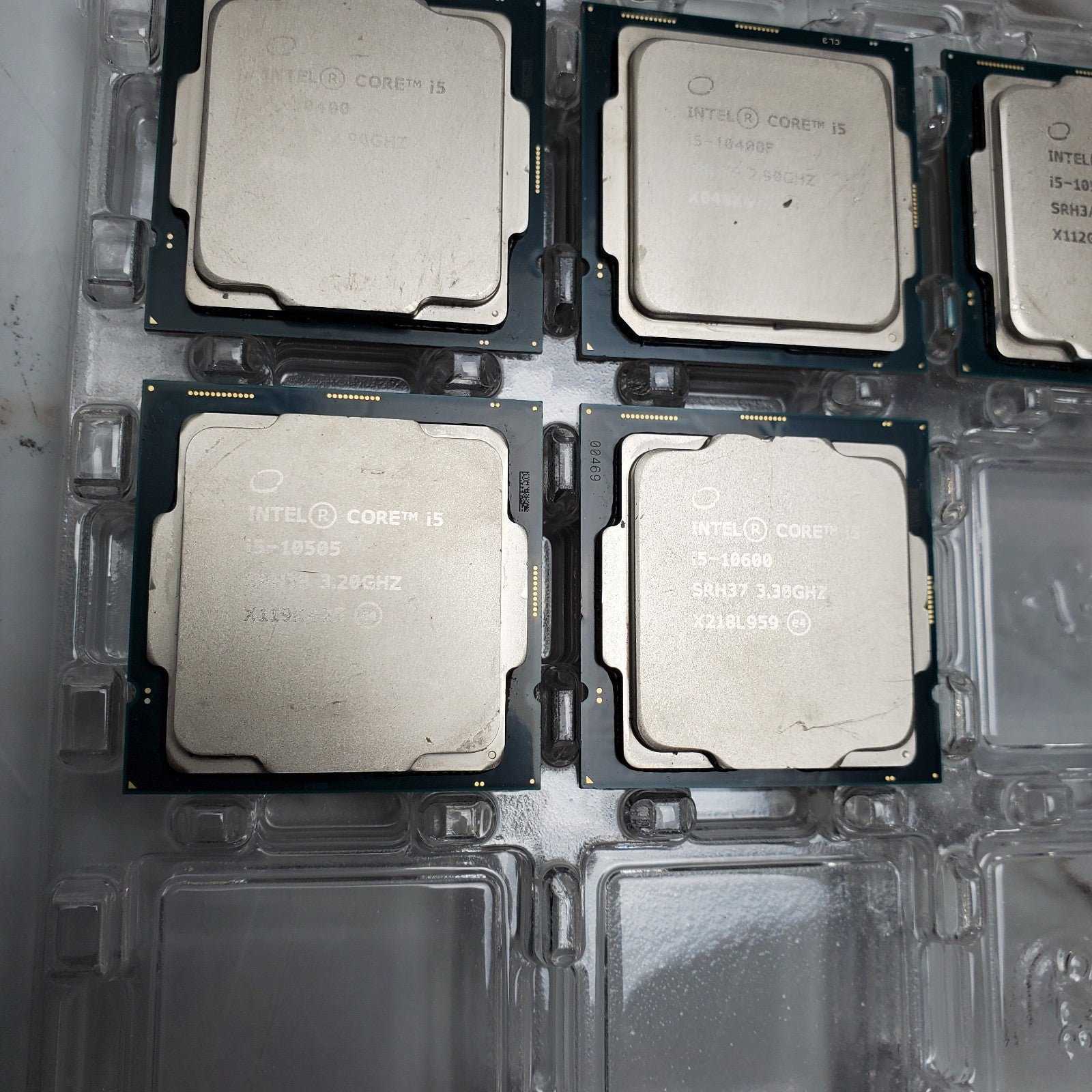 (Lot of 5) Intel Core i5 10th gen Processor 6 Core 12MB Cache LGA1200 *Read3