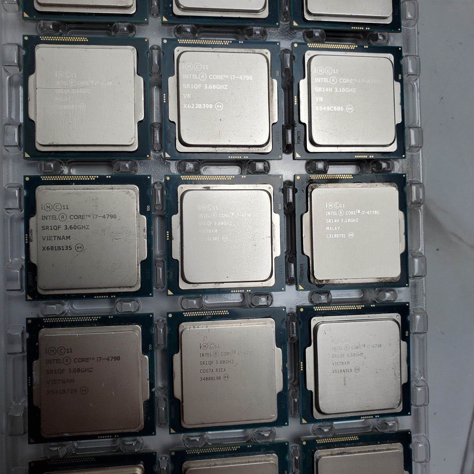 (Lot of 118) Intel 4th Gen Core i3 i5 i7 Desktop CPUs – Mixed Processor Lot READ14
