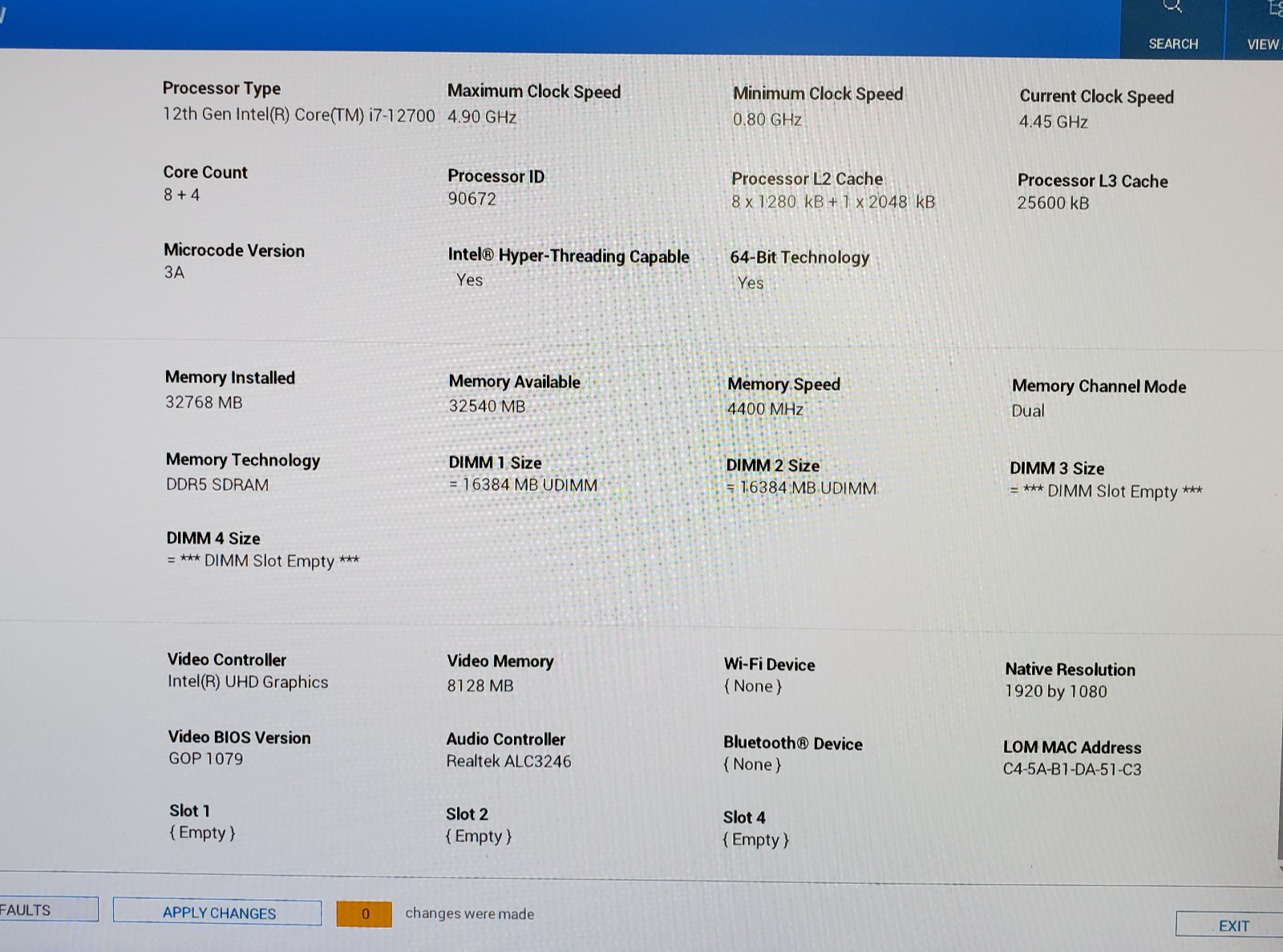 Dell Precision 3660 i7-12700 32GB NO SSD/OS *Read Description*8