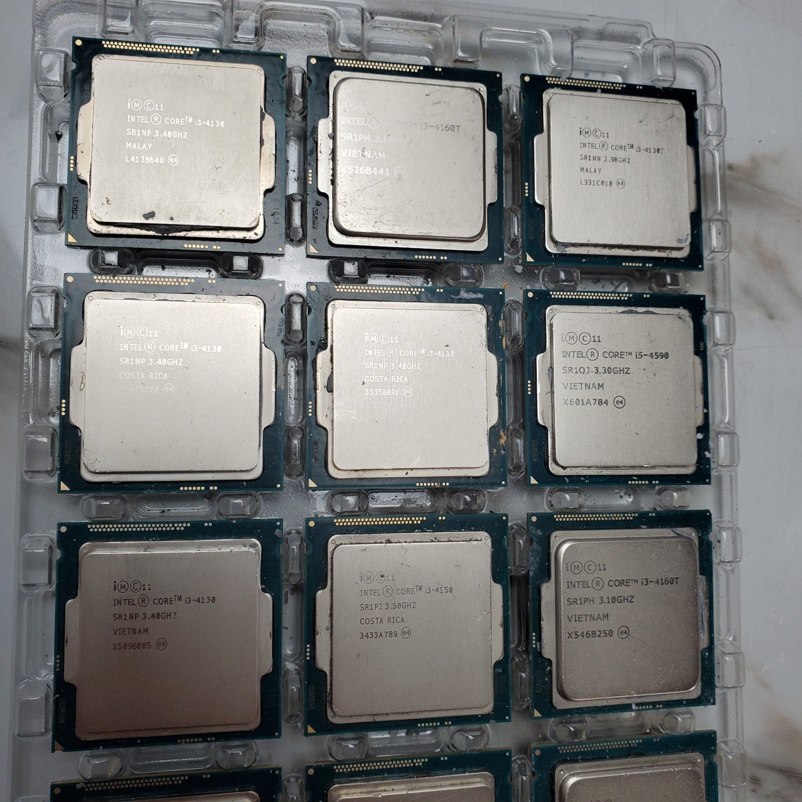 (Lot of 118) Intel 4th Gen Core i3 i5 i7 Desktop CPUs – Mixed Processor Lot READ6