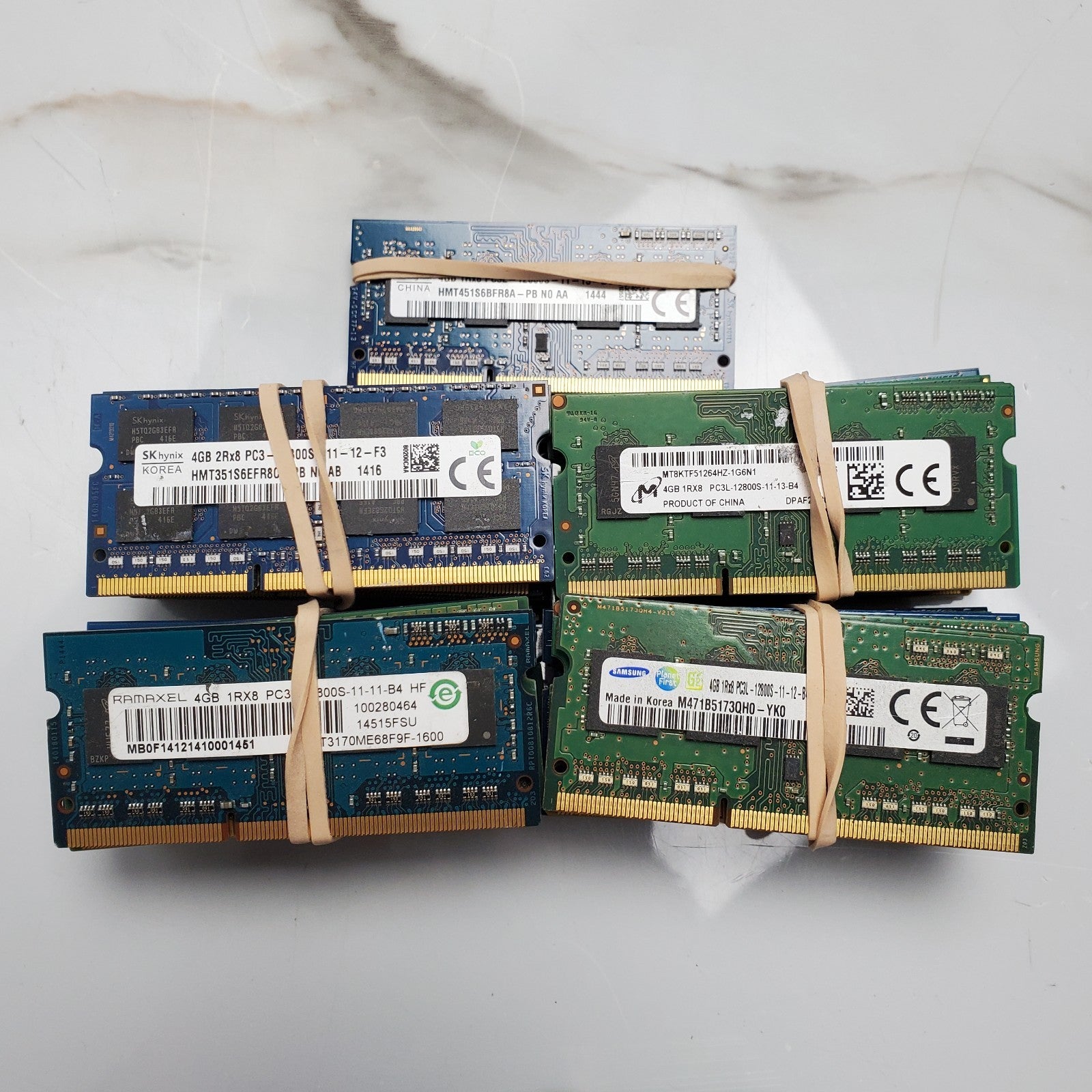 (Lot of 52) Mix 4GB/8GB SODIMM DDR3 RAM PC3/PC3L Memory Mix brand/Speed1