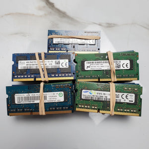 (Lot of 52) Mix 4GB/8GB SODIMM DDR3 RAM PC3/PC3L Memory Mix brand/Speed1