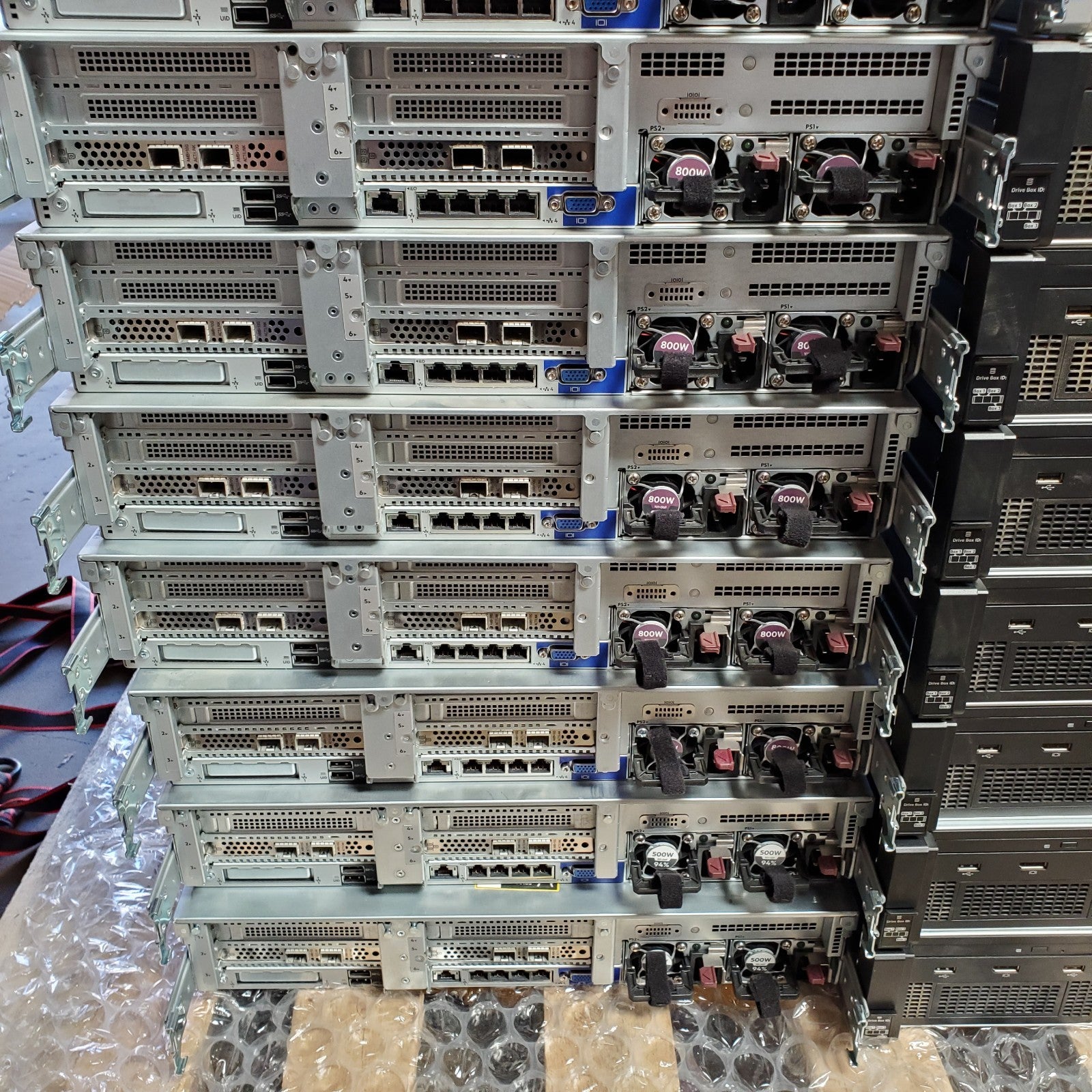 (Lot of 22) HP ProLiant DL380 G9/G10 Chassis W/CPU/PSU *Read Description*10