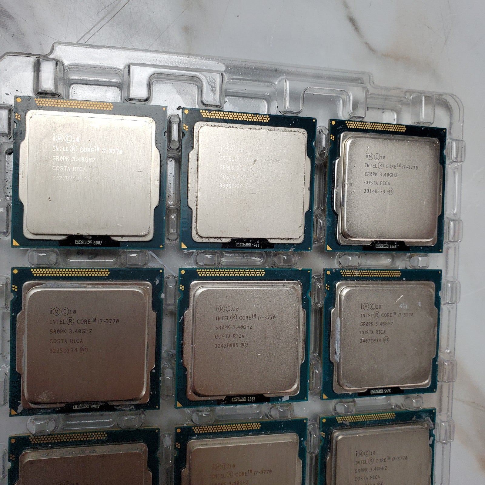 (Lot of 90) Intel 3rd Gen Core i3 i5 i7 Desktop CPUs – Mixed Processor Lot READ2