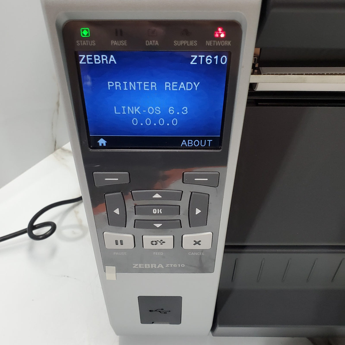 Zebra ZT610 Industrial Thermal Transfer Label Printer 300dpi ZT61043-T010100Z2