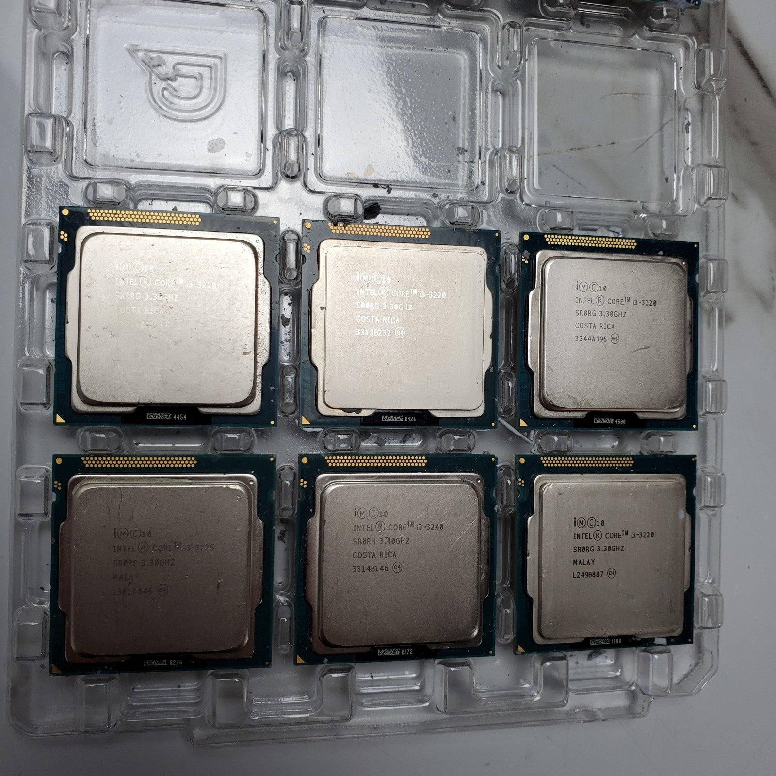 (Lot of 90) Intel 3rd Gen Core i3 i5 i7 Desktop CPUs – Mixed Processor Lot READ4