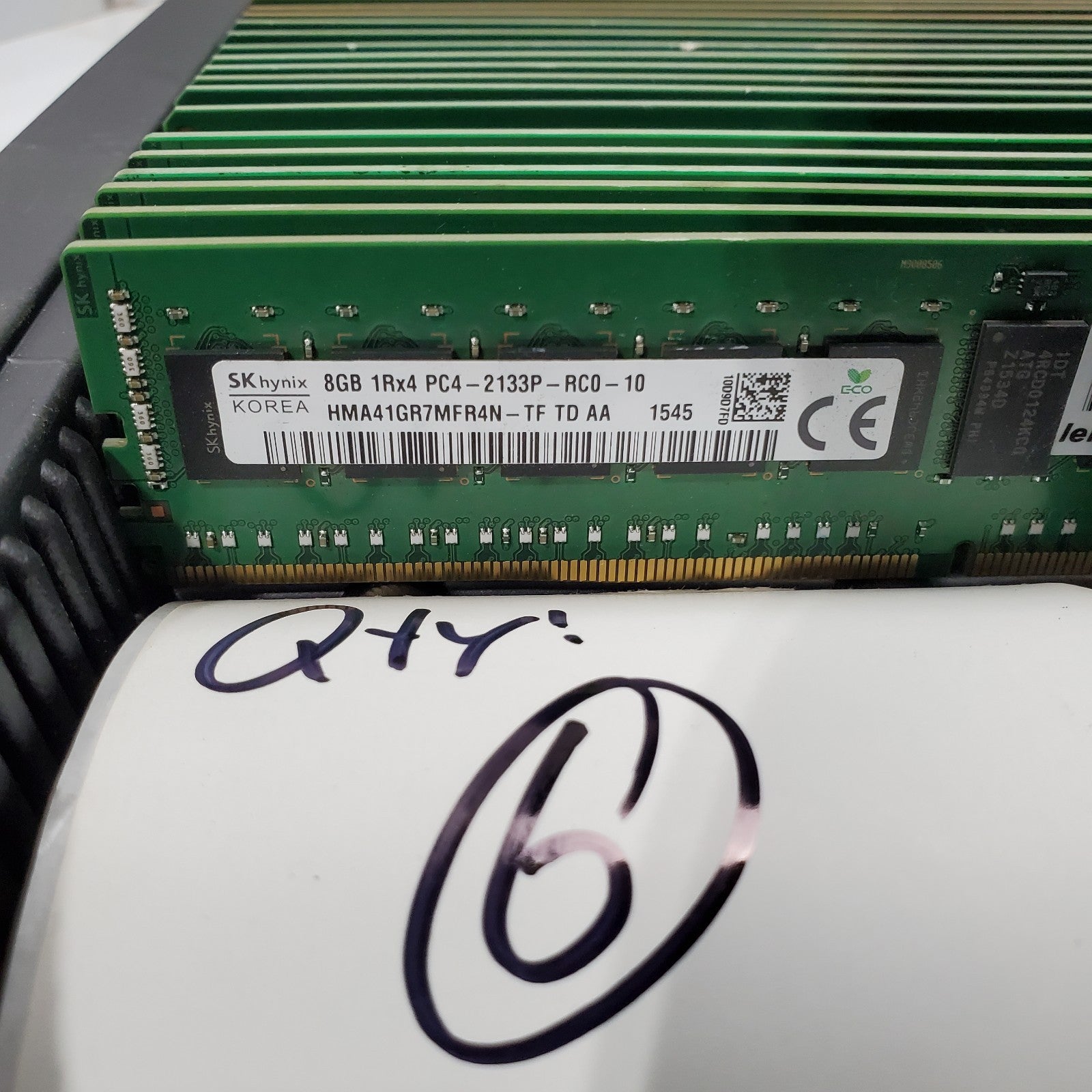 (Lot of 36) Mixed 8GB DDR4 Ram Sticks ECC Server Memory Mix Brand/Speed7