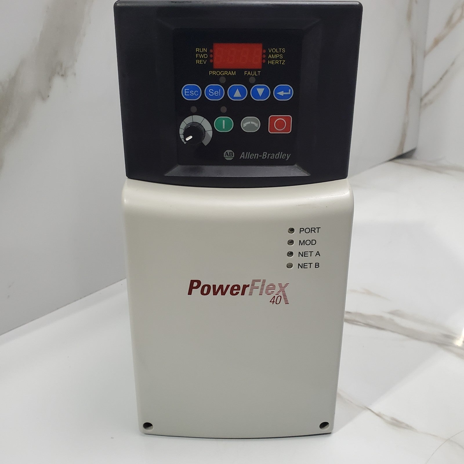 ALLEN BRADLEY 22BE9P9N104 SER A, Powerflex 40 5.5 kW 7.5 Hp AC Drive 460600V1