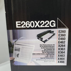 Lexmark E260X22G Black Drum Toner Cartridge1