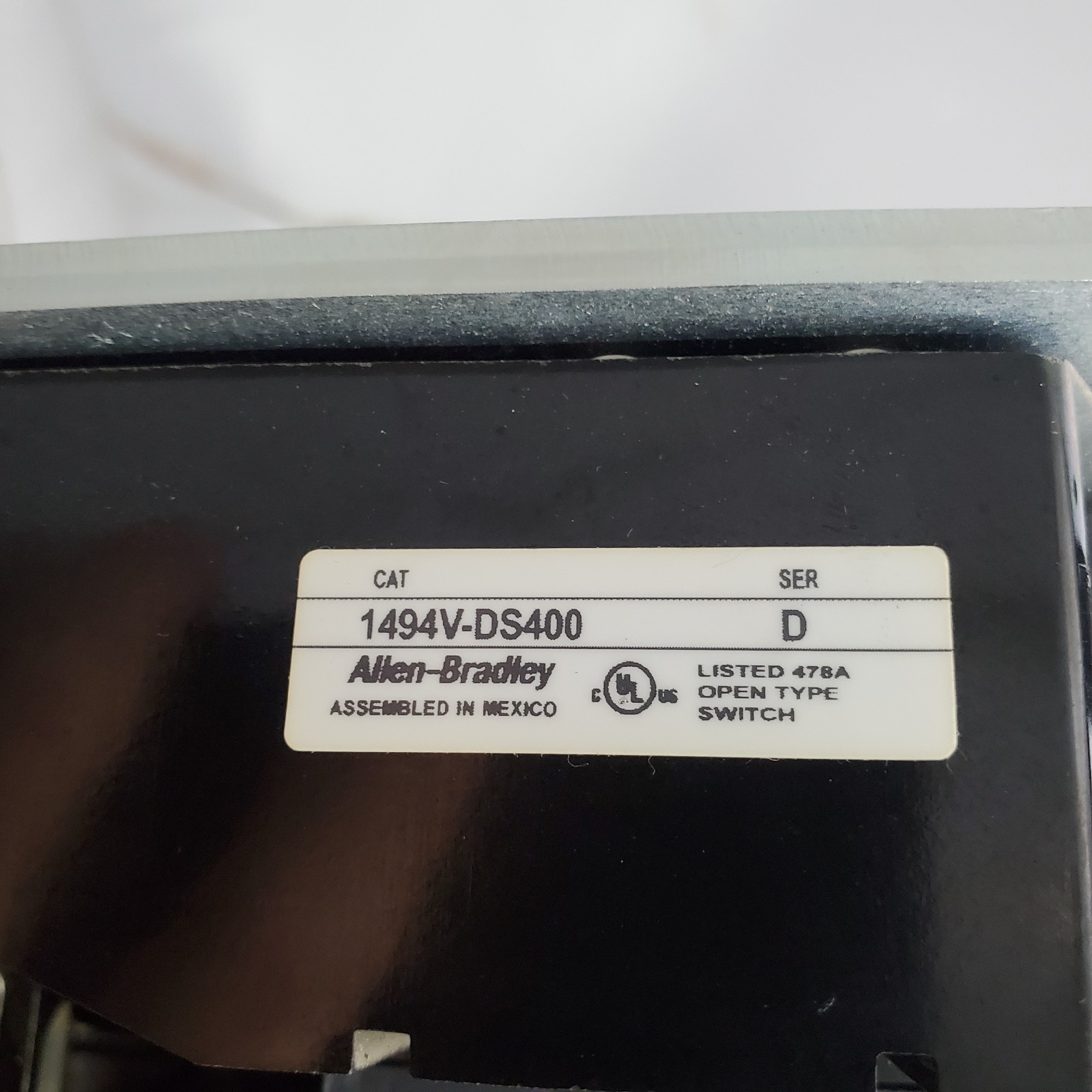 ALLEN-BRADLEY 400A DISCONNECT 1494V-DS400/D | W/ 1494V-FS400 & 3x LPJ-250SP8