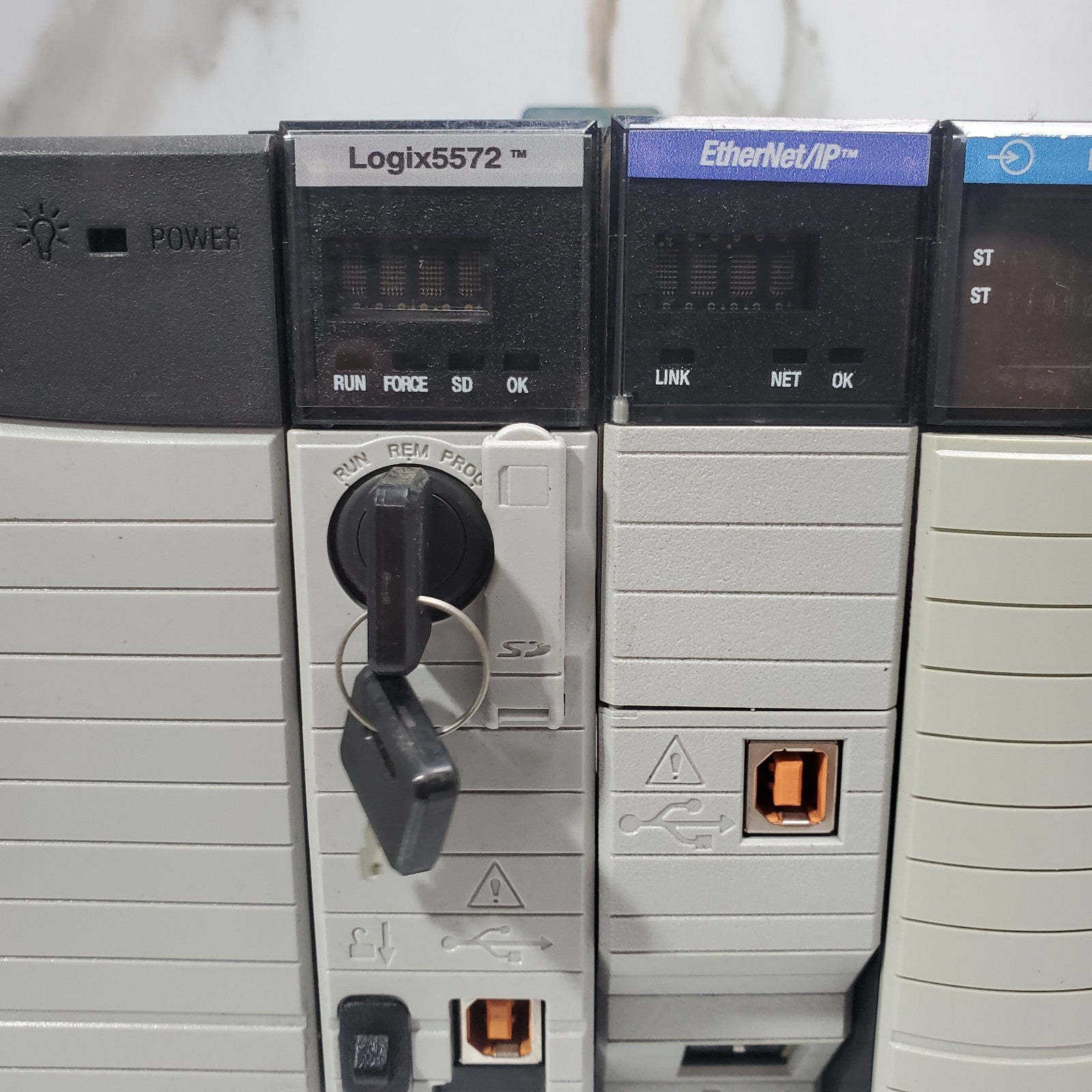 Allen Bradley Control Logix5572 Bundle Keys | EtherNet/IP & DC Modules *READ6
