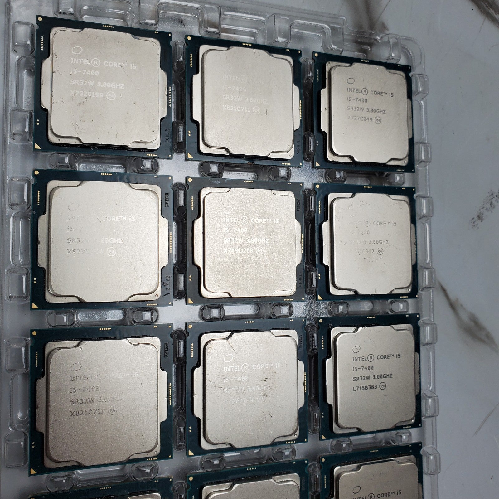 (Lot of 27) Intel 7th Gen Core i3 i5 i7 Desktop CPUs – Mixed Processor Lot *READ3