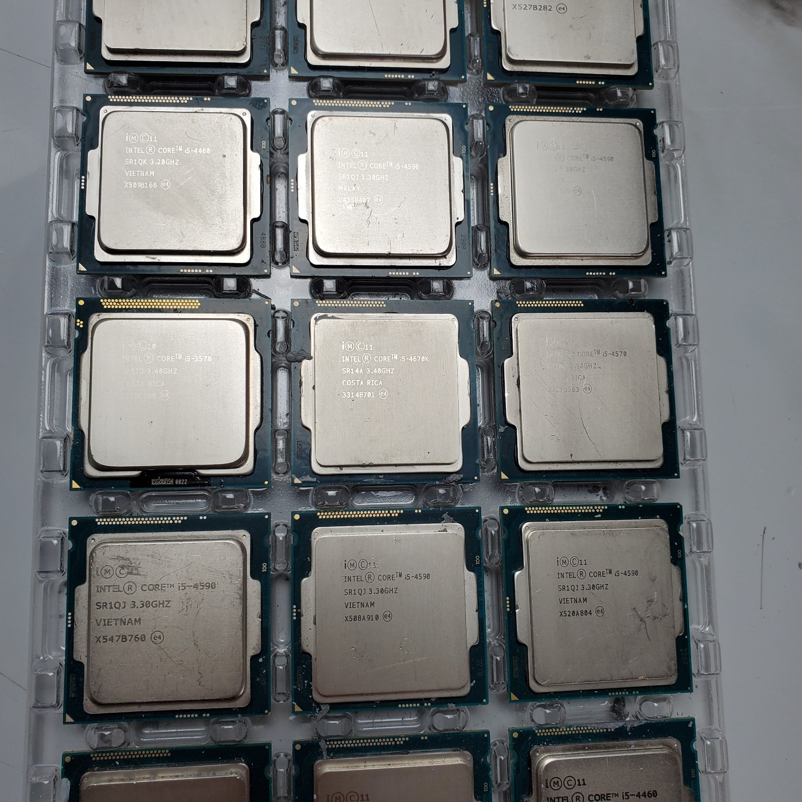 (Lot of 118) Intel 4th Gen Core i3 i5 i7 Desktop CPUs – Mixed Processor Lot READ2