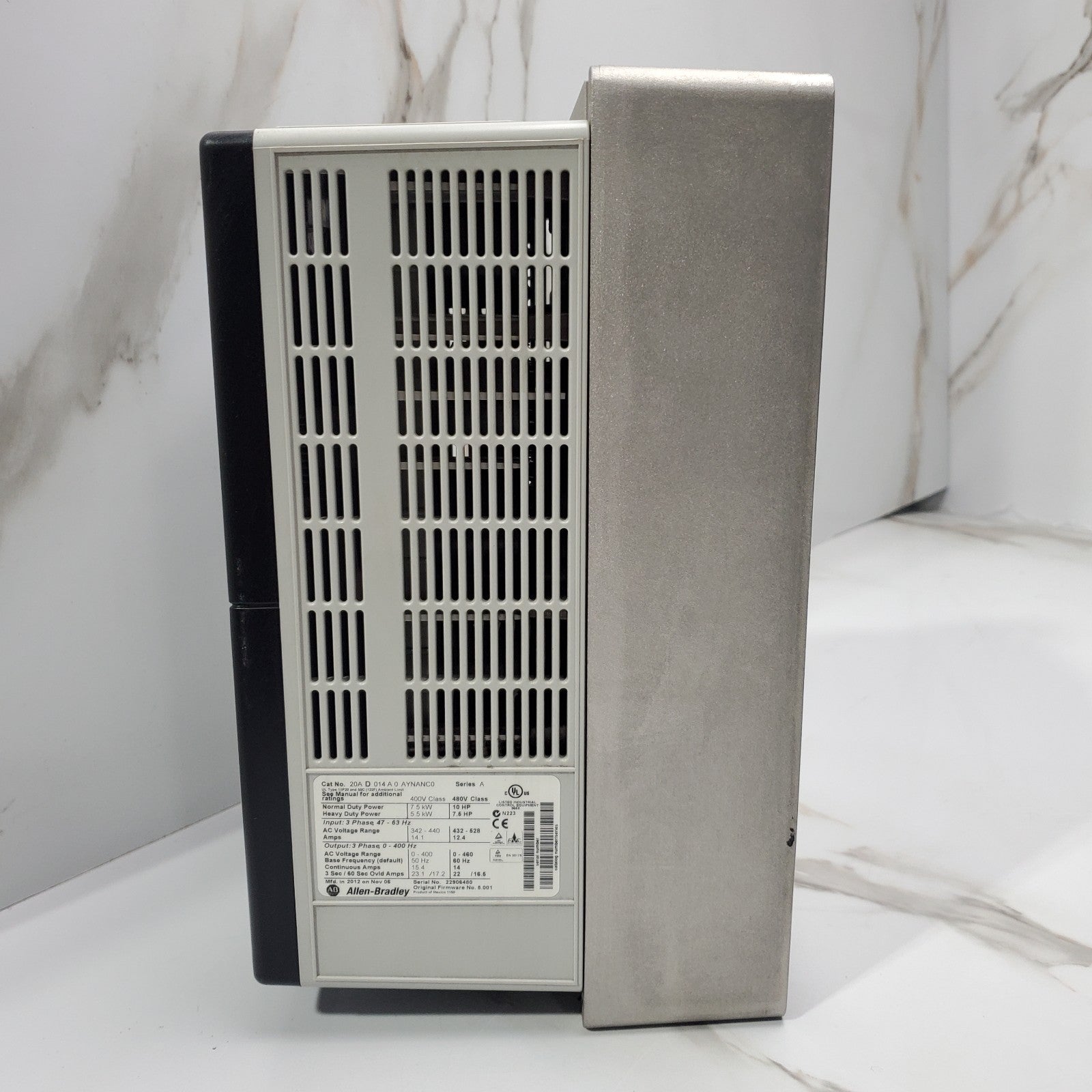 ALLEN BRADLEY 20AD014A0AYNANC0 POWERFLEX 70 10HP AC DRIVE4