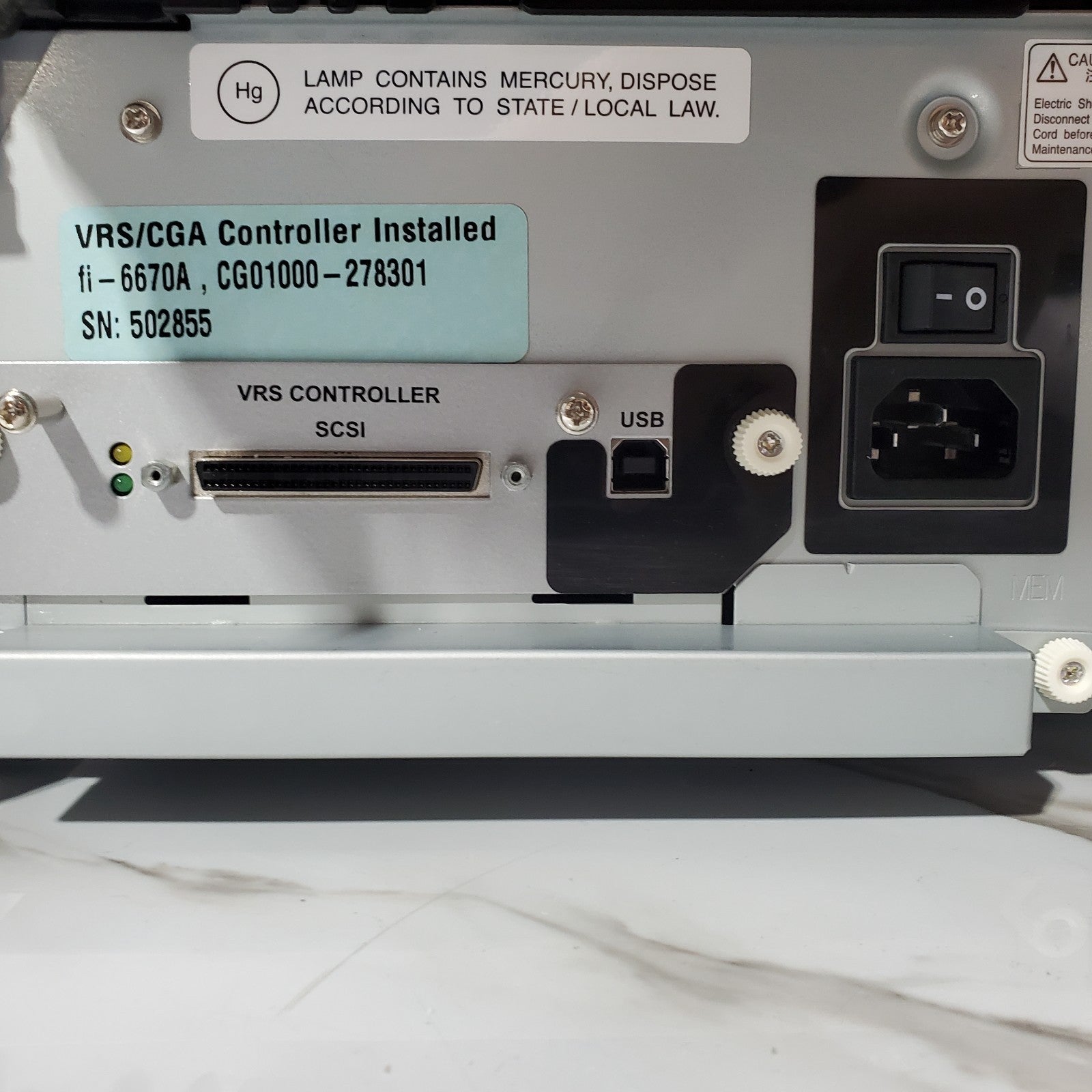 Fujitsu Fi6670 / PA03576B505 High Speed ADF Duplex Document Scanner *READ*11