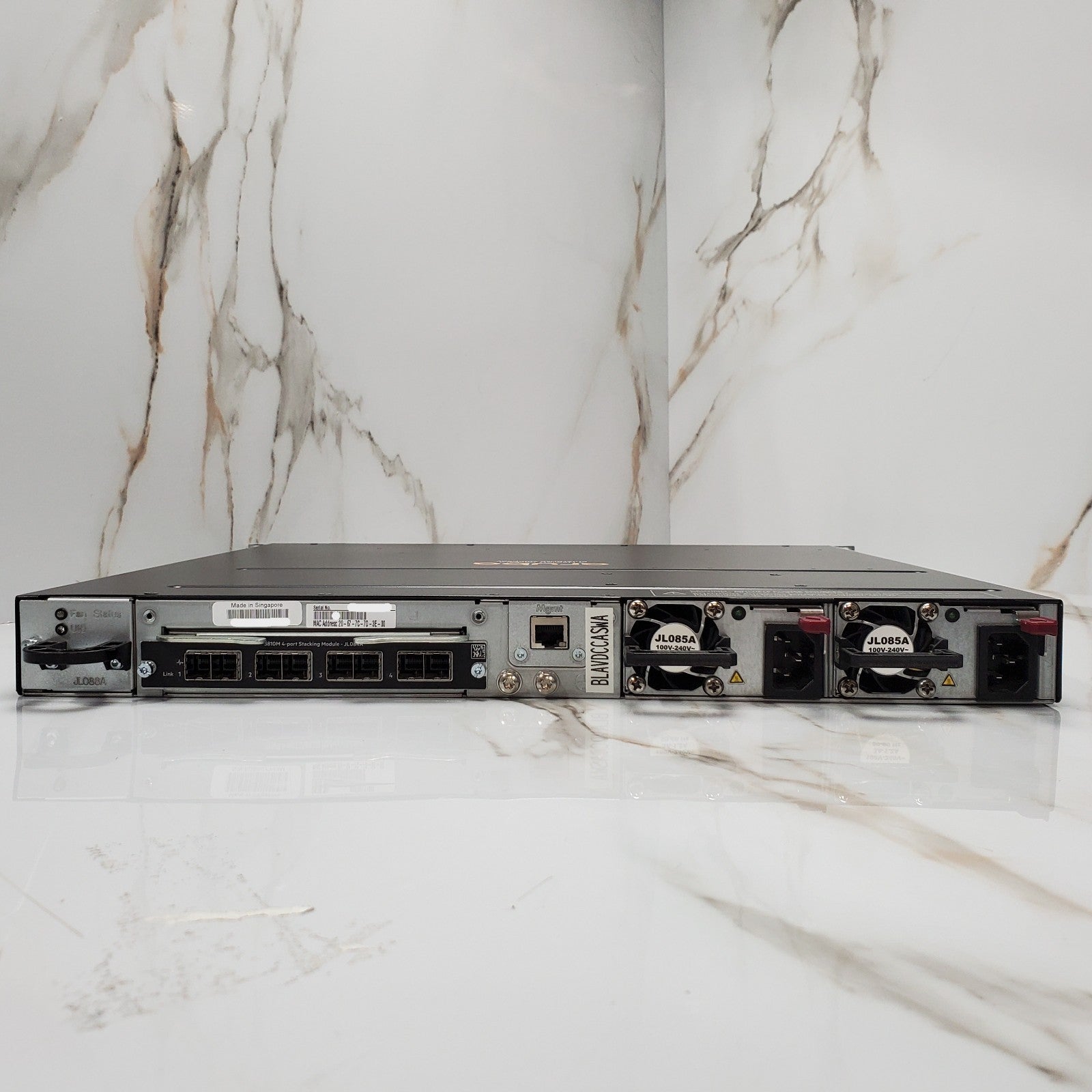 JL075A HP HPE Aruba 3810M 16Ports SFP+ Switch JL084A Stacking Mod 2x JL085A5
