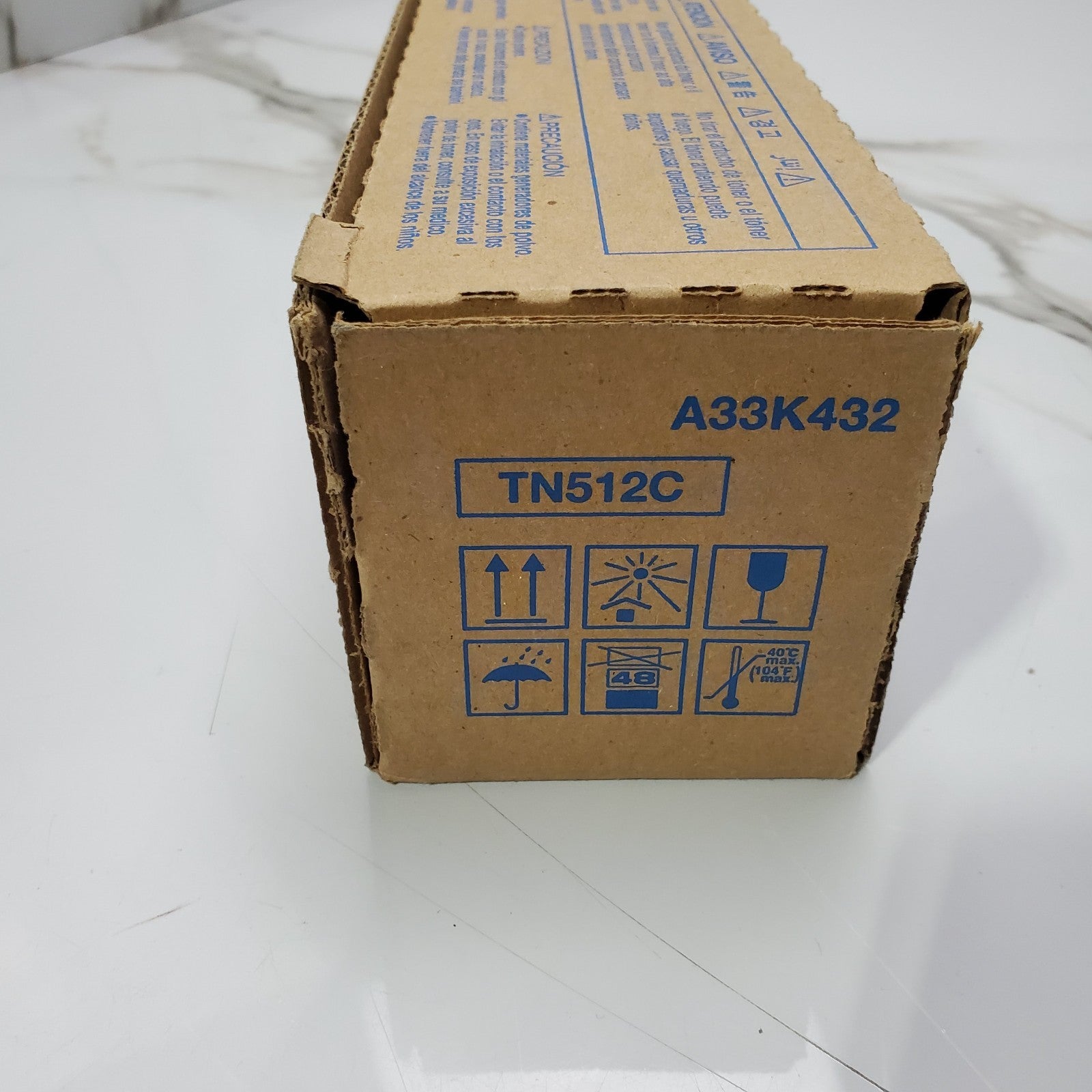 Konica Minolta TN512 Cyan A33K432 Standard Yield Toner  For BizHub C454,  NEW2