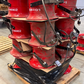 (Lot of 6) Patterson 14" High Velocity Fans Industrial Shop *Custom Red*3