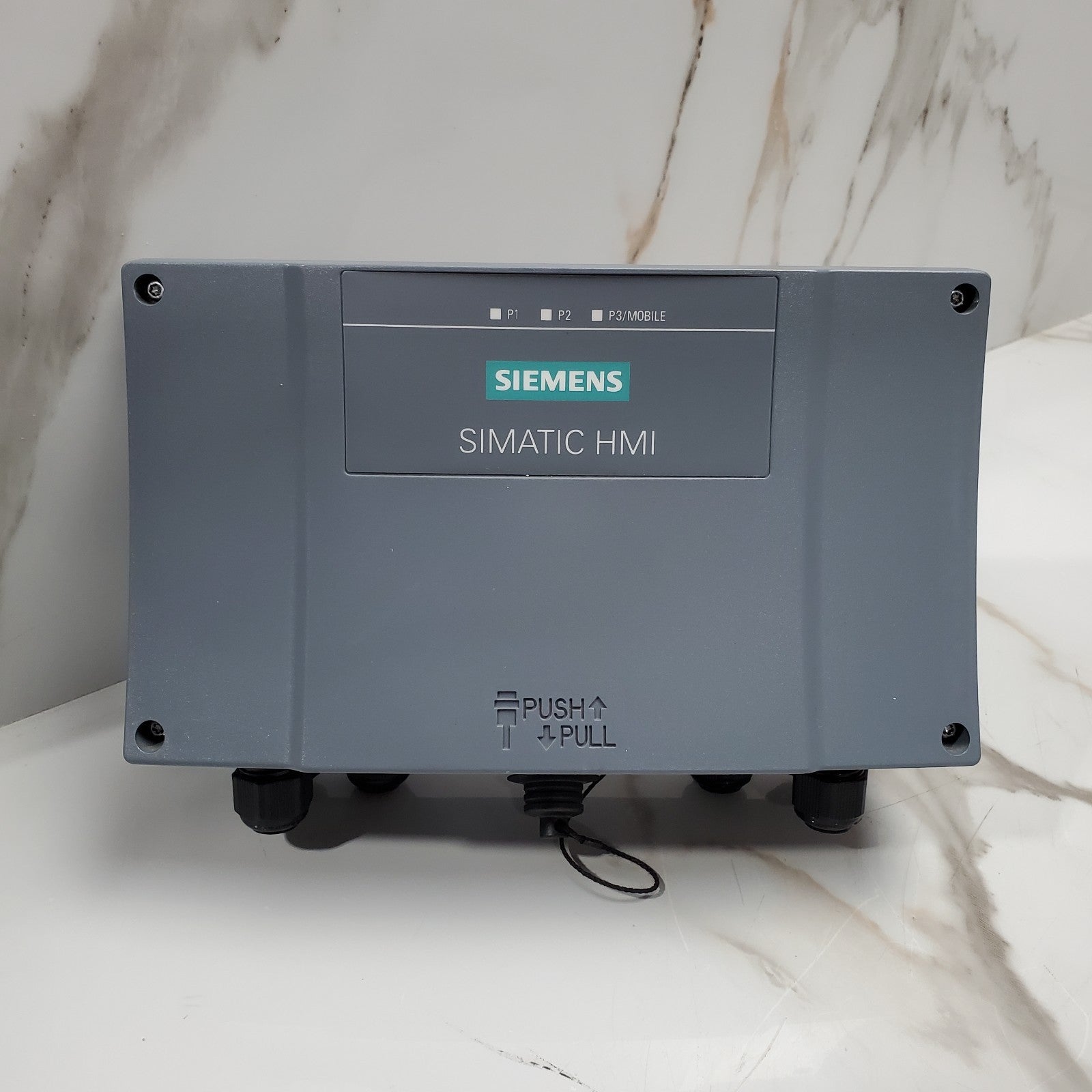 Siemens SIMATIC HMI KTP700F Mobile 6AV2125-2GB23-0AX0 + Connection Box 2AE1310