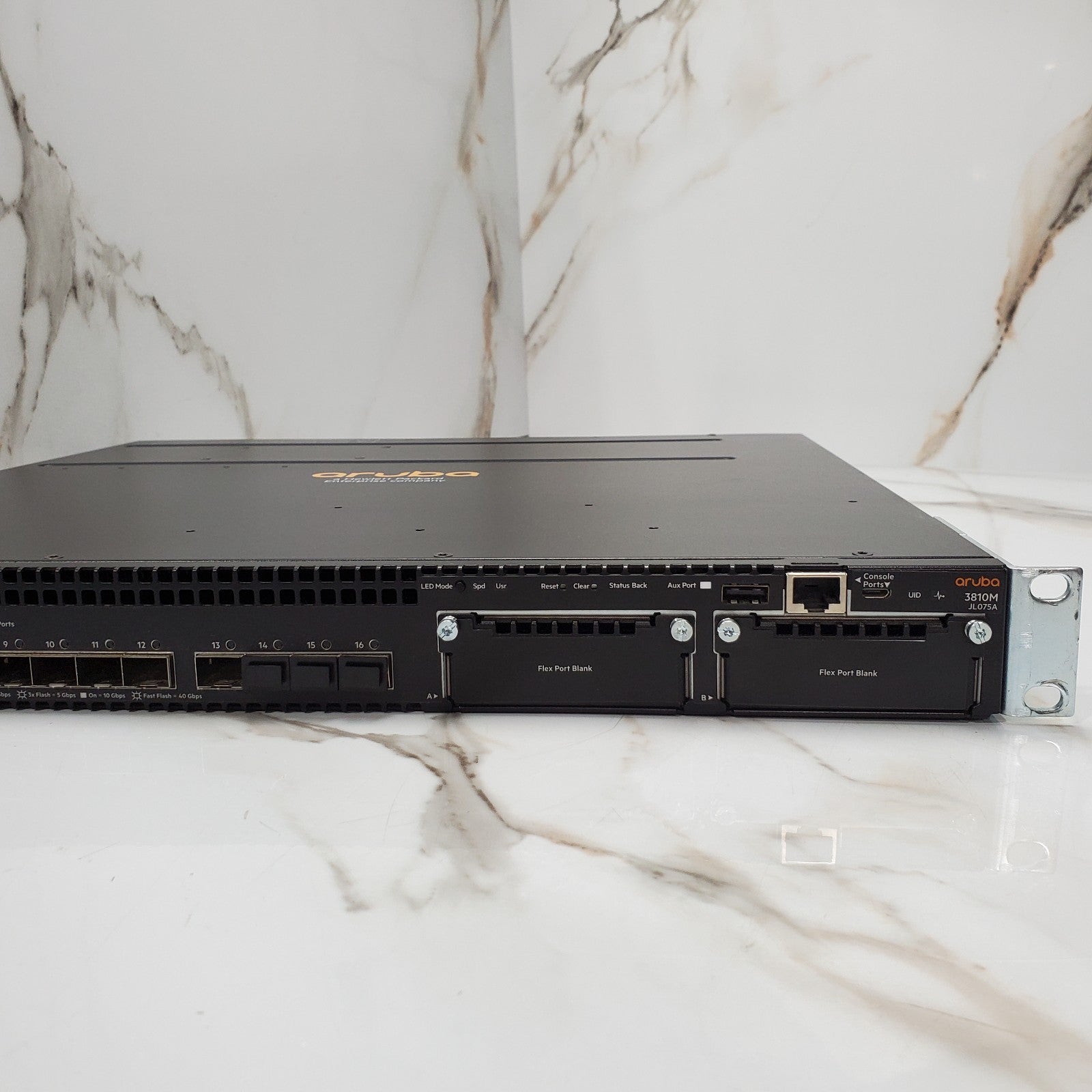 JL075A HP HPE Aruba 3810M 16Ports SFP+ Switch JL084A Stacking Mod 2x JL085A2