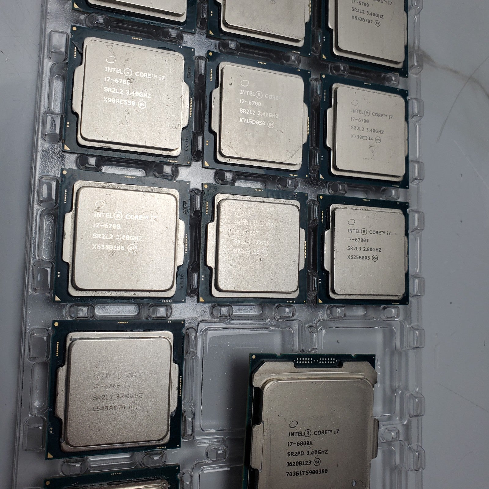 (Lot of 39) Intel 6th Gen Core i3 i5 i7 Desktop CPUs – Mixed Processor Lot *READ6
