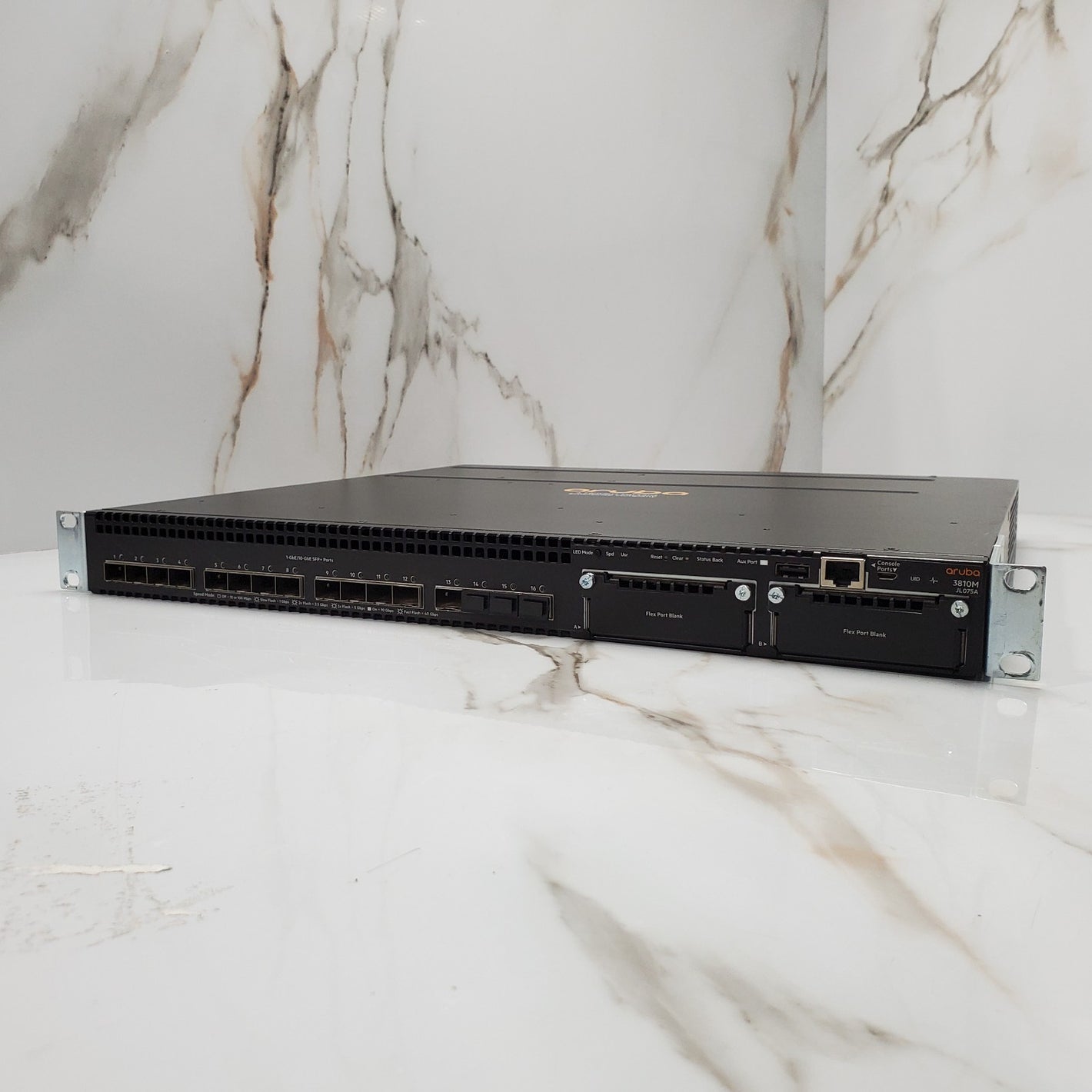 JL075A HP HPE Aruba 3810M 16Ports SFP+ Switch JL084A Stacking Mod 2x JL085A0