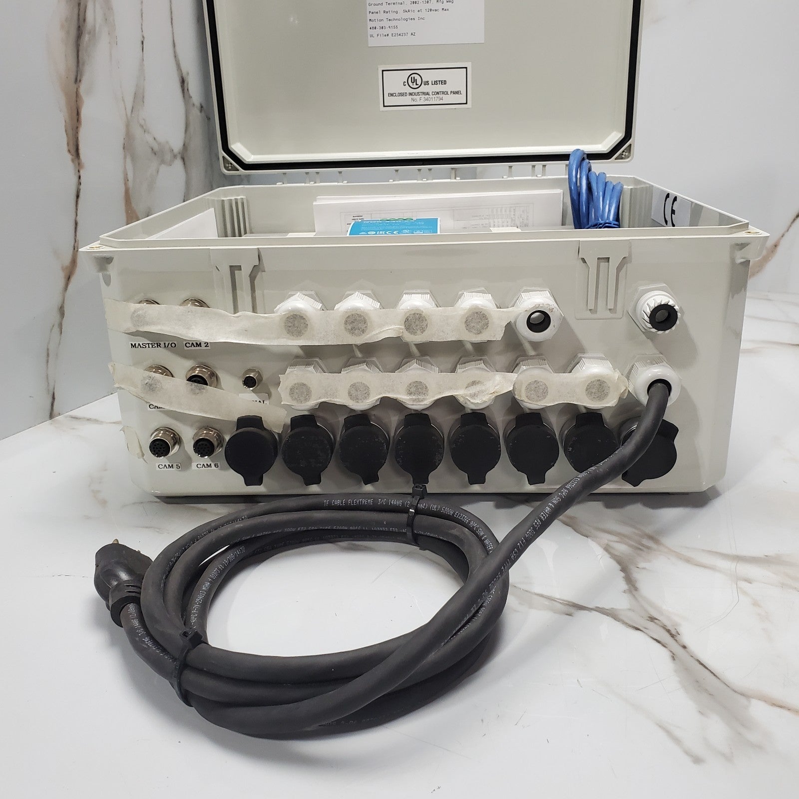 Cognex LGM-PNL-06-110-US 820-10201-1R 6 Cam I/O Power Box Shipping Tunnel11