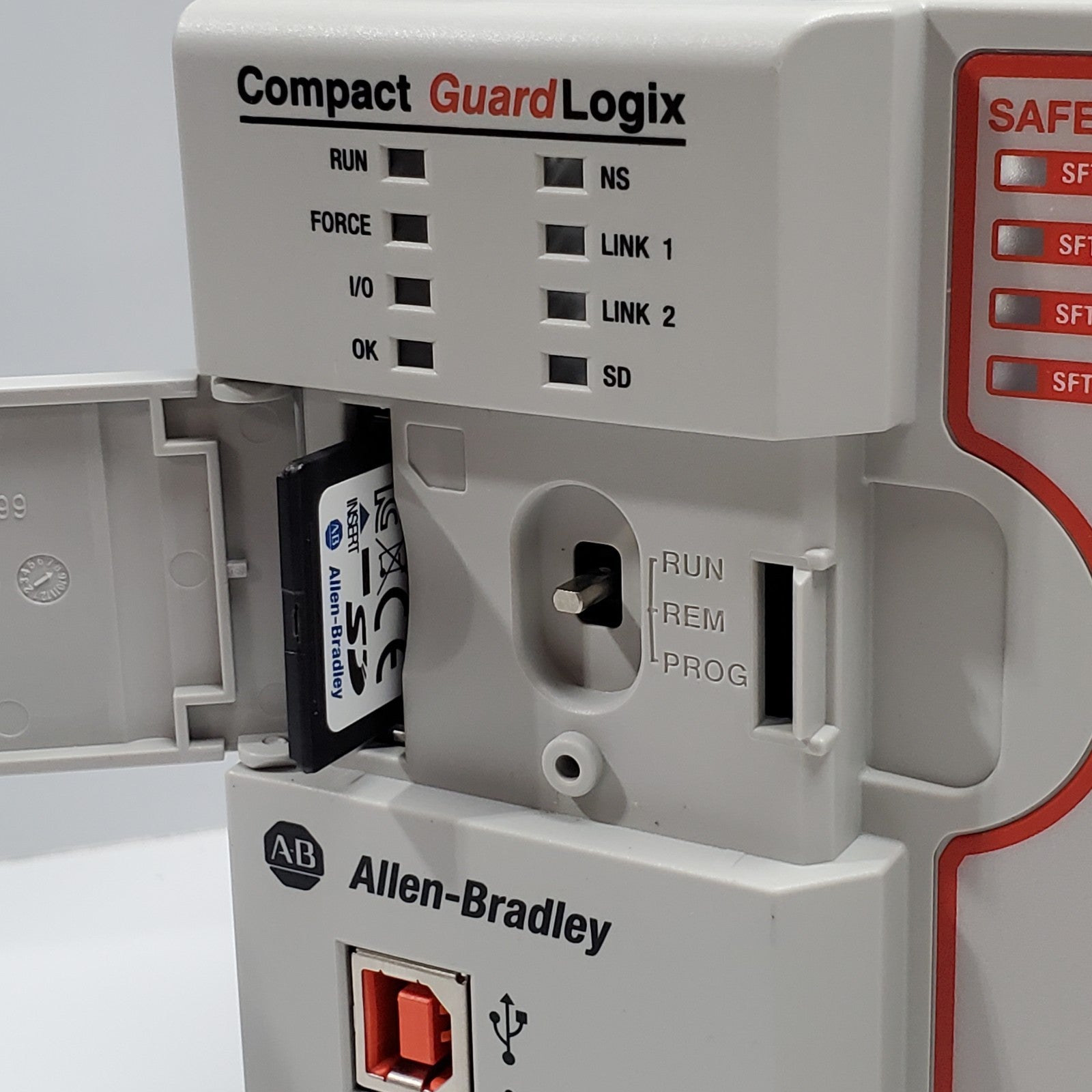 AllenBradley 1769L33ERMS Safety PLC Controller + 1769PA2 + 1769ECR2