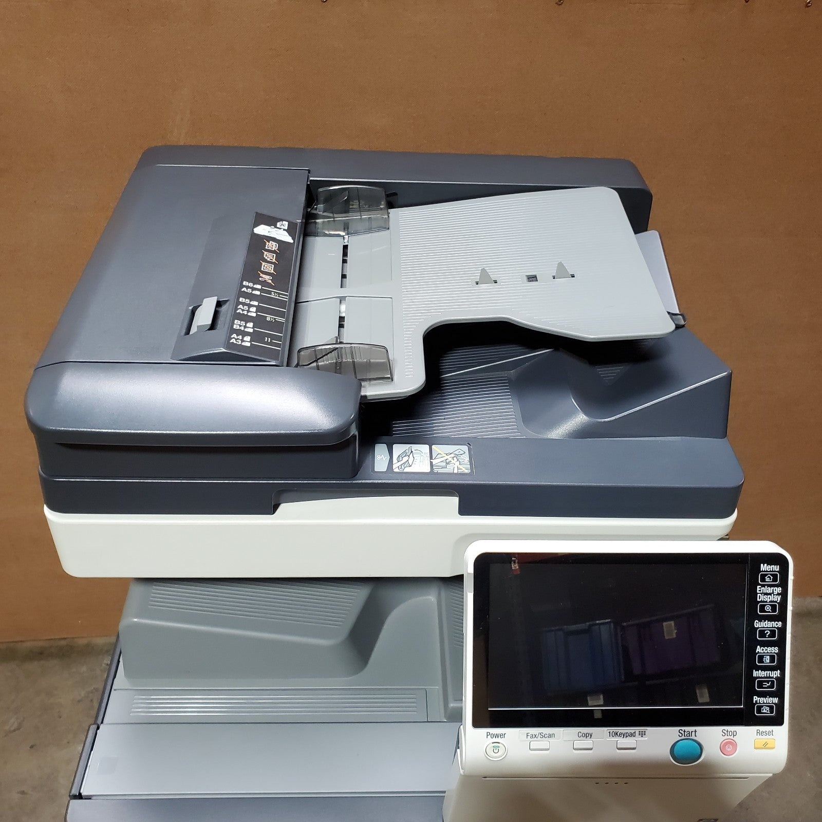 Konica Minolta bizhub 554e Copier Printer Scanner Low 760K Meter2