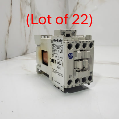 (Lot of 22) ALLEN BRADLEY 700CF400D A Coil 110/120V Industrial Control Relay0