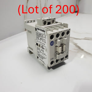 (Lot of 200) ALLEN BRADLEY 24V DC CONTACTOR SER A 100C09E*100