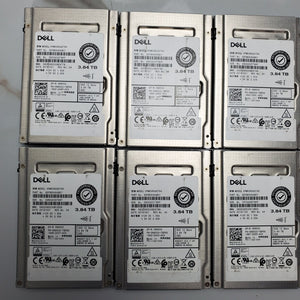 (Lot of 11) N85XX Dell 3.84TB SAS 12Gb/s 2.5in SSD 0N85XX KPM5XRUG3T84 W/Tray1