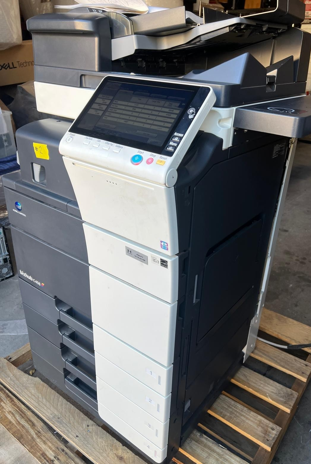 Konica Minolta bizhub C458 Color Copier/Printer/Scanner Low Meter 81K | 20181