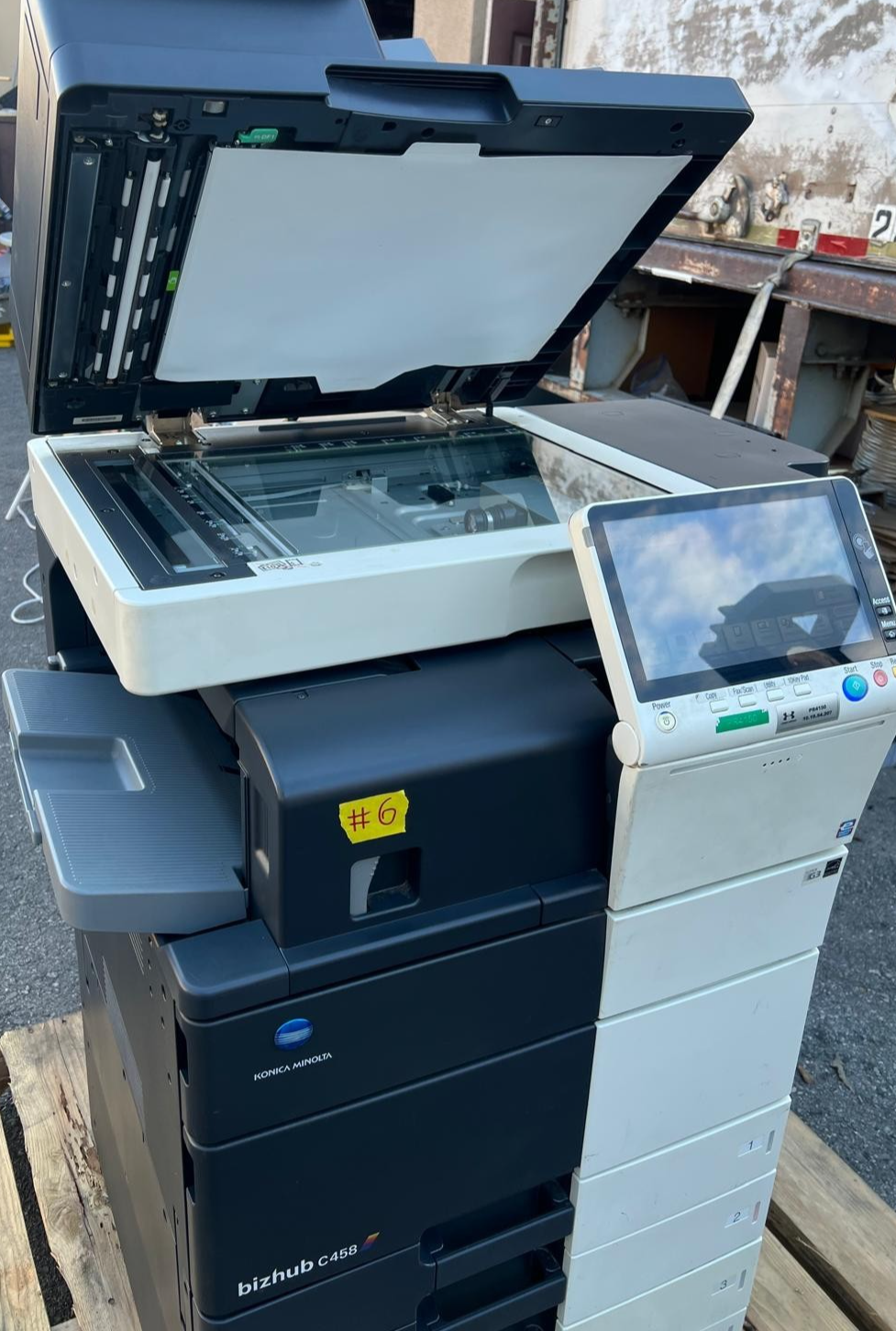 Konica Minolta bizhub C458 Color Copier/Printer/Scanner Low Meter 71K | 20193