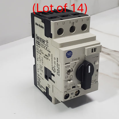 (Lot of 14) Allen Bradley 140MC2EB40 /C 140MC2E Circuit Breaker0