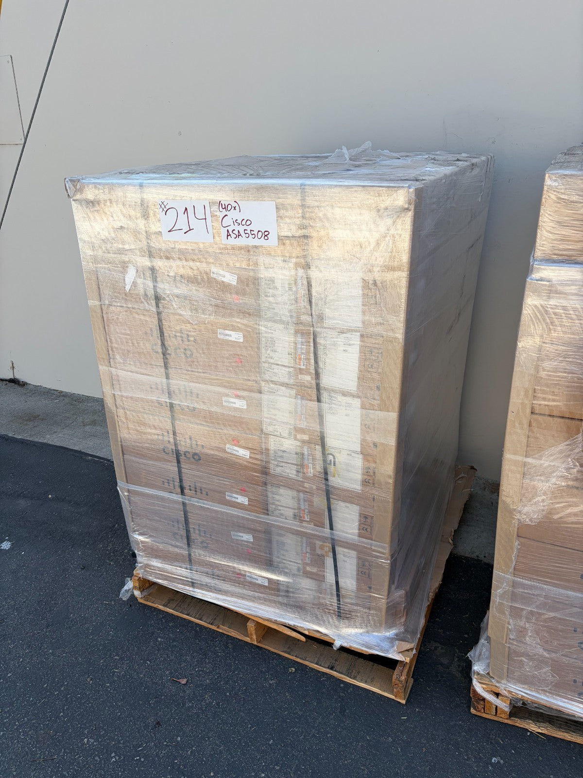 QTY 40x) ASA5508-K9 CISCO ASA 5508-X Security Appliance with FirePOWER Services0