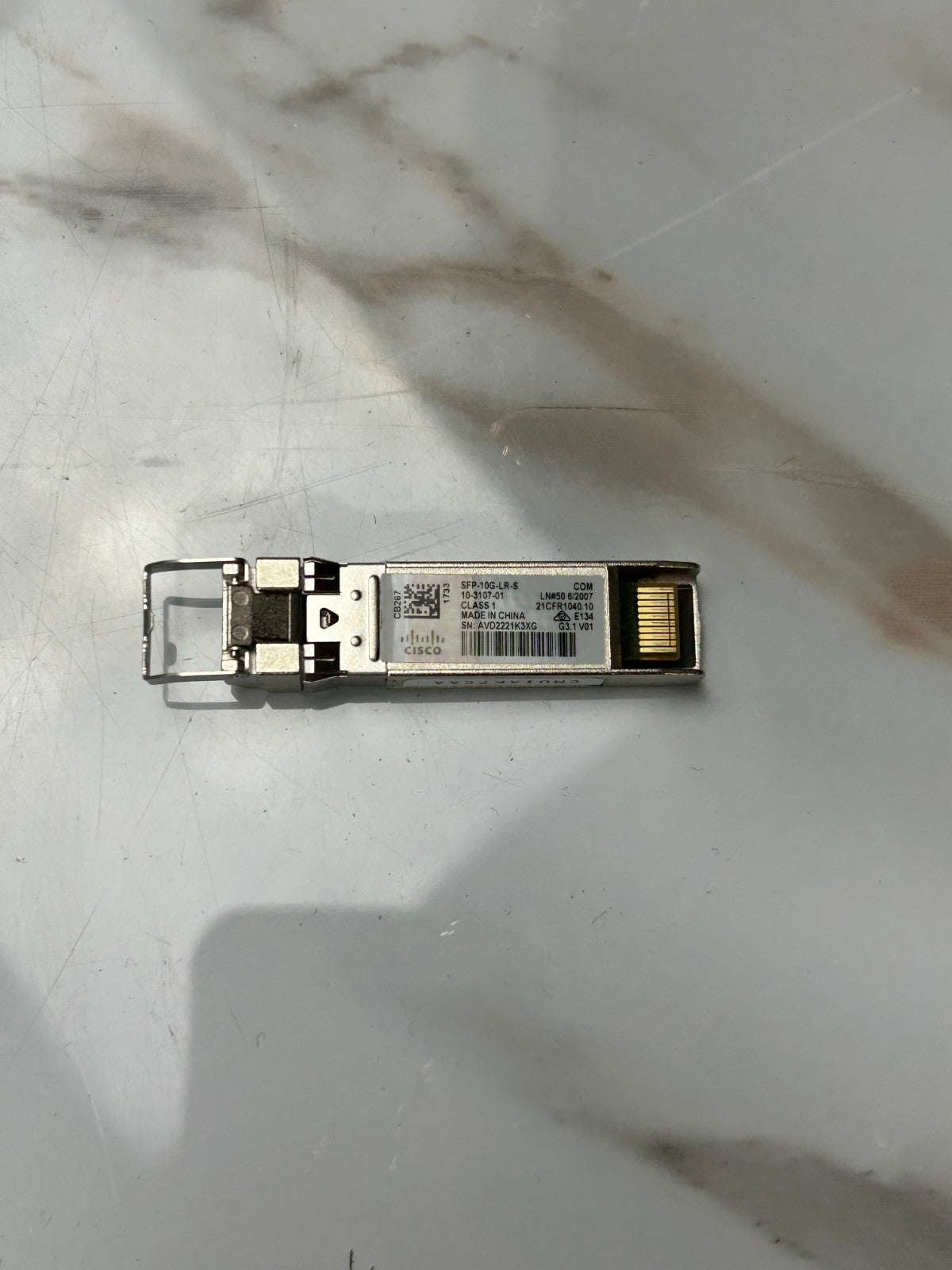Cisco SFP-10G-LR-S 10GBASE-LR SFP Modules Holograms0