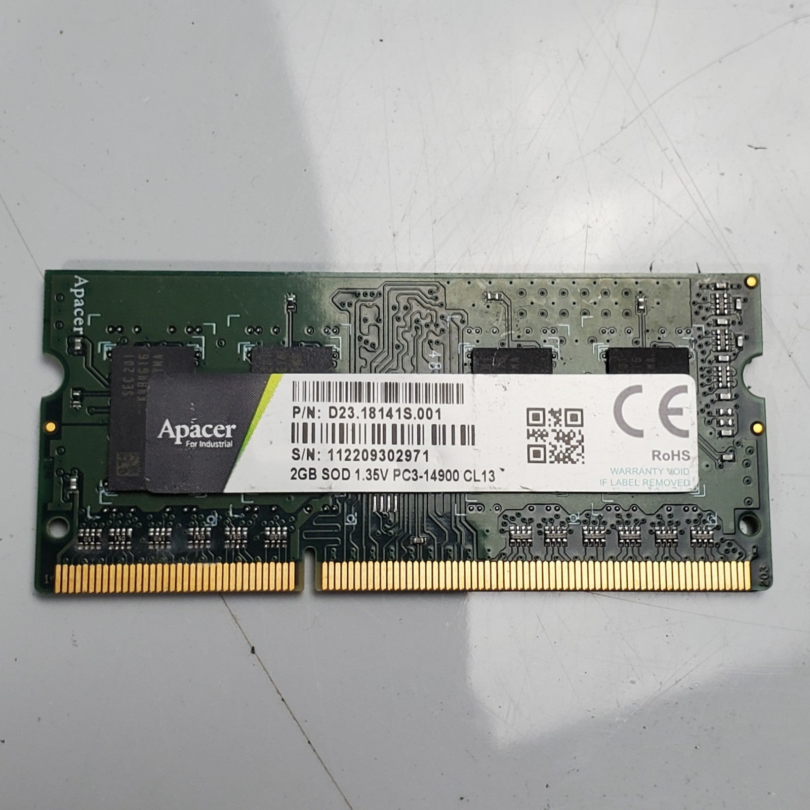 (Lot of 163) Apacer/Crucial 2GB Ram PC3/PC3L Laptop Rams SODIMM *READ*2