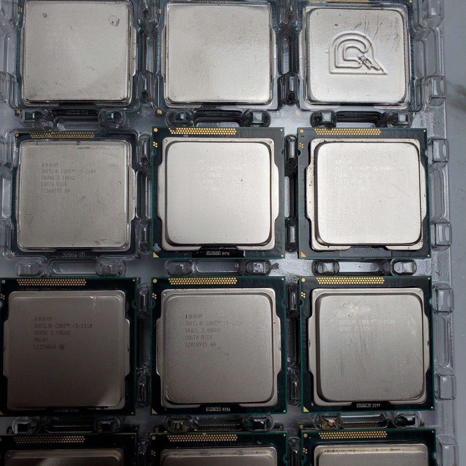 (Lot of 38) Intel Core i5 & i7 2nd Generation CPUs – Mixed Models - Working Pull7