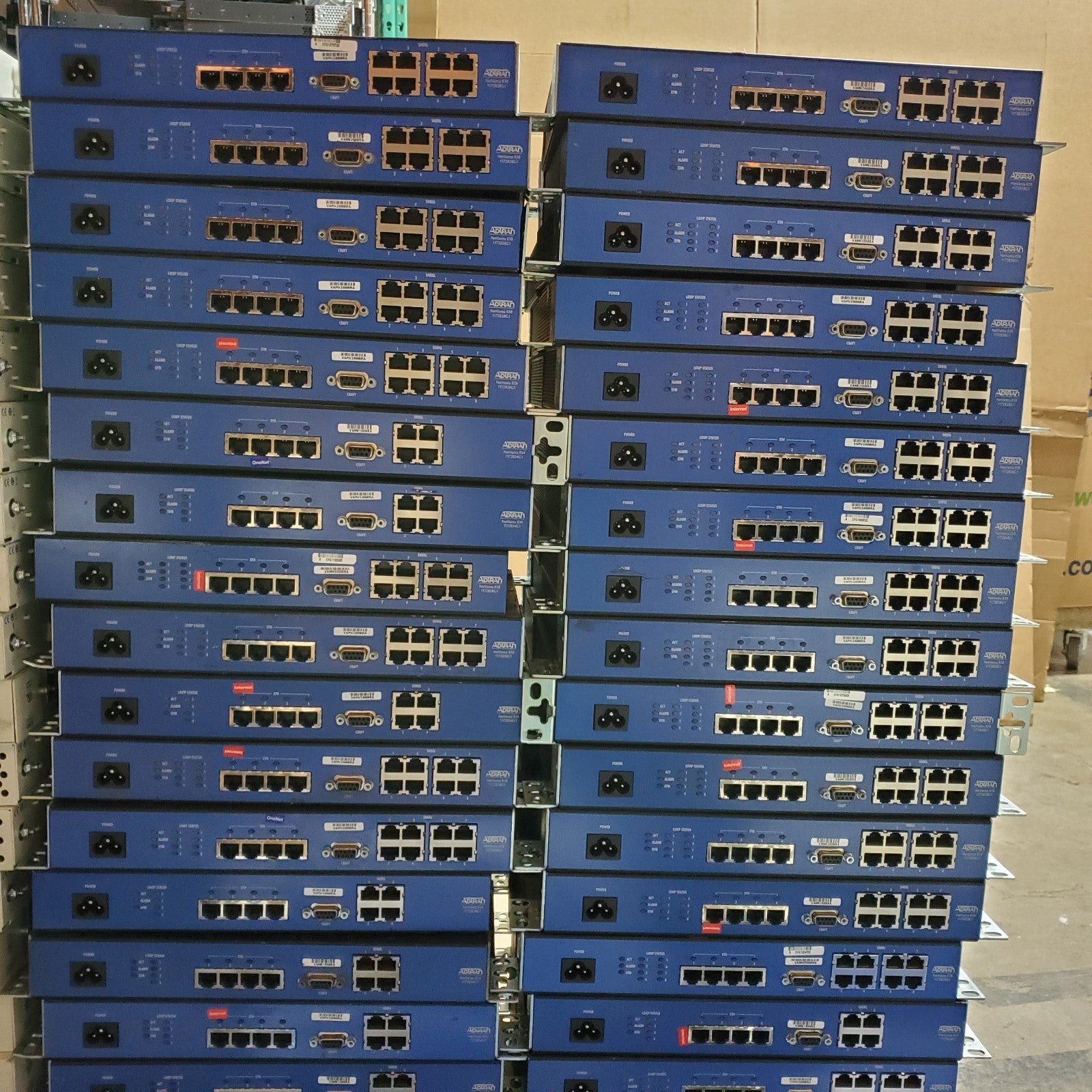 (Lot of 245) Adtran Total Access & Netvanta  *FOR PARTS | READ*8