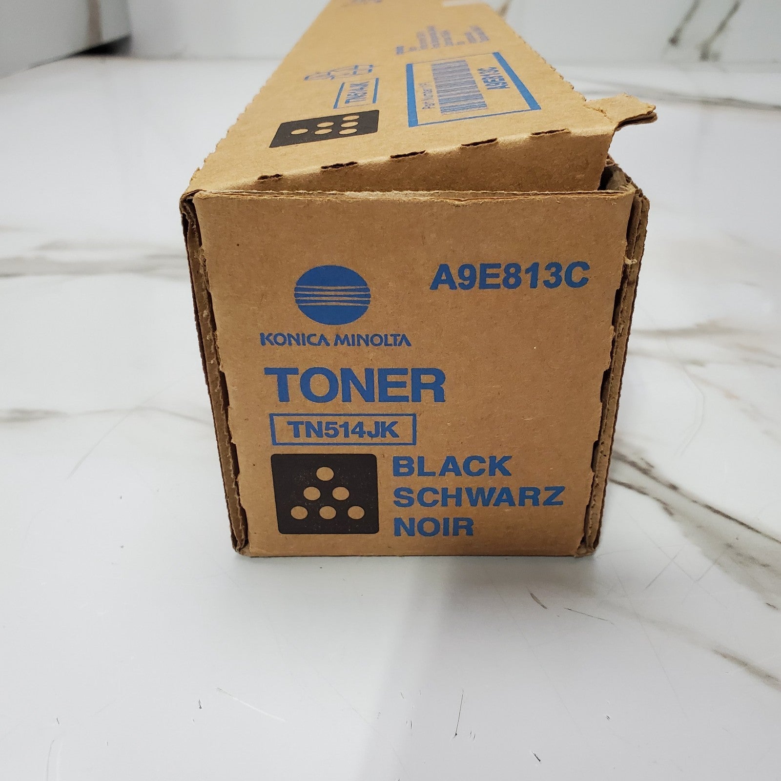 Genuine Konica Minolta TN514JK Black A9E813C Toner Cartridge Open Box2