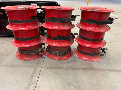 (Lot of 6) Patterson 300" High Velocity Fans Industrial Shop *Custom Red*0