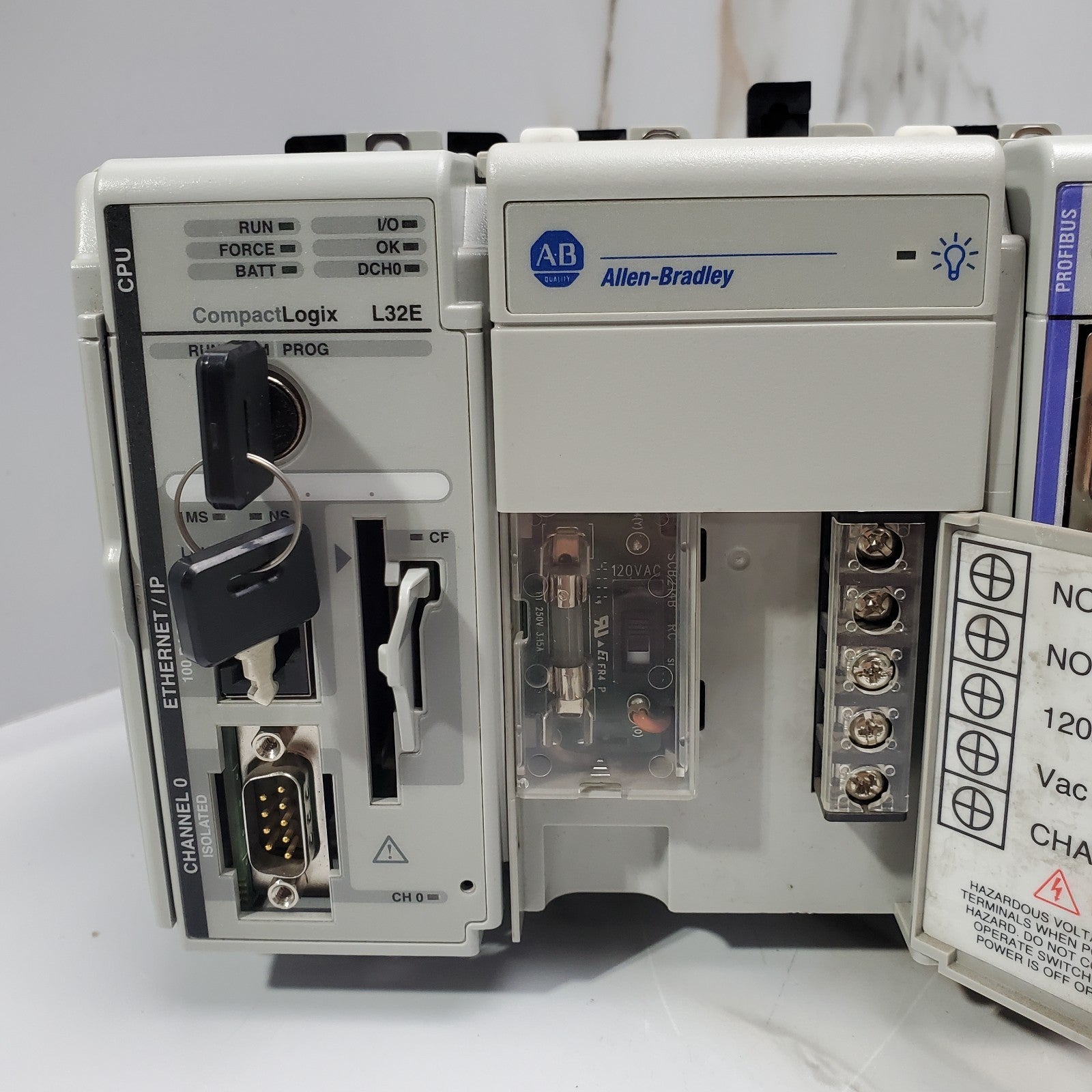 Allen Bradley CompactLogix L32E Bundle W/Keys | ProSoft Comm Module & DC Modules4