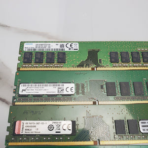 (BULK LOT OF 16) 8GB DDR4 Desktop RAM SAMSUNG, HYNIX etc. Mix Speed/Model1