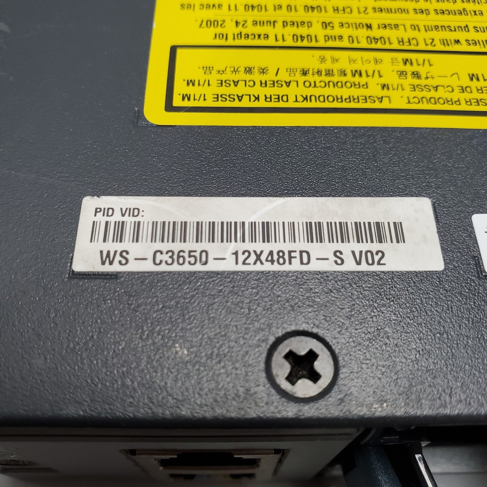 Cisco WSC365012X48FDS 2x 10G 3650 48x PoE+ Switch w/ Dual 1100W PSU8
